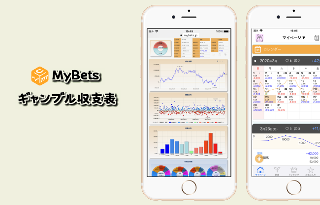 Mybets ギャンブル収支表